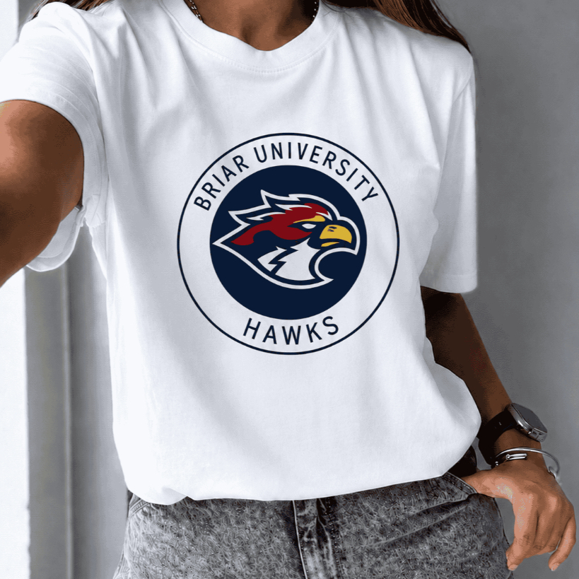 Blusa Gola Redonda Camiseta 100% Algodão Unissex Hawks University Amores Improvaveis Off Campus Serie Graham Logan Tucke