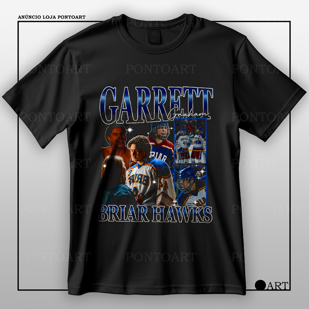 Camiseta Garrett Graham Briar Hawks Camisa 100% Algodão