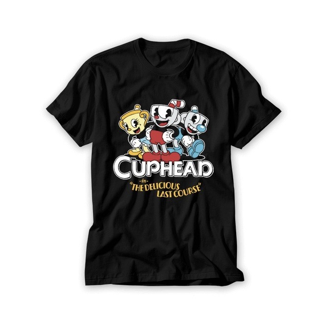 Camiseta Cuphead In the Delicious Last Course Muggman Miss CHalice