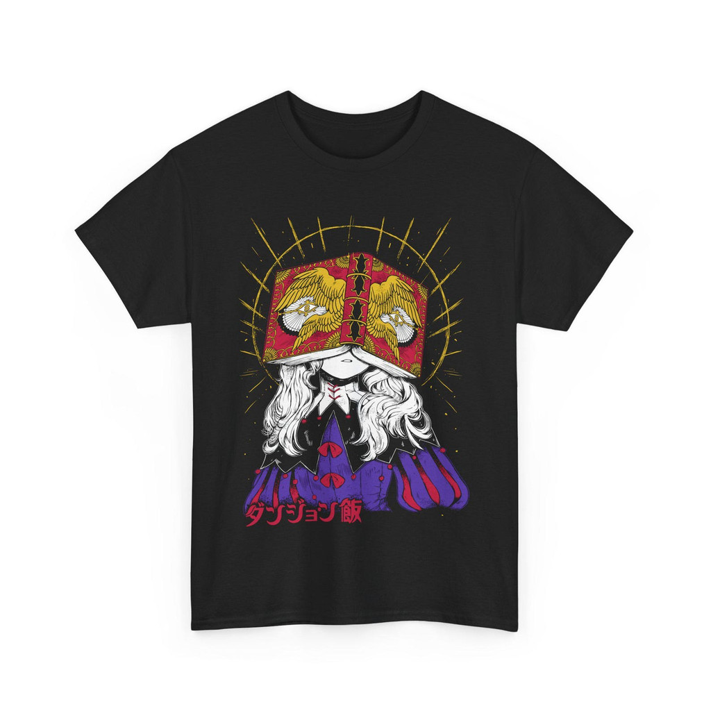 Camiseta Masculina Feminina Delicious in Dungeon Anime T‑shirt Unissex Streetwear Envio Imediato