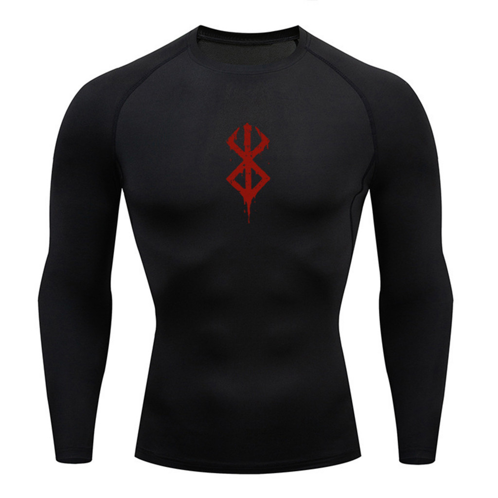 Quick-drying Men Training Top Soft Men's Sports Long Sleeve Quick Dry Slim Fit Round Neck Breathable Stretchy Pullover f
