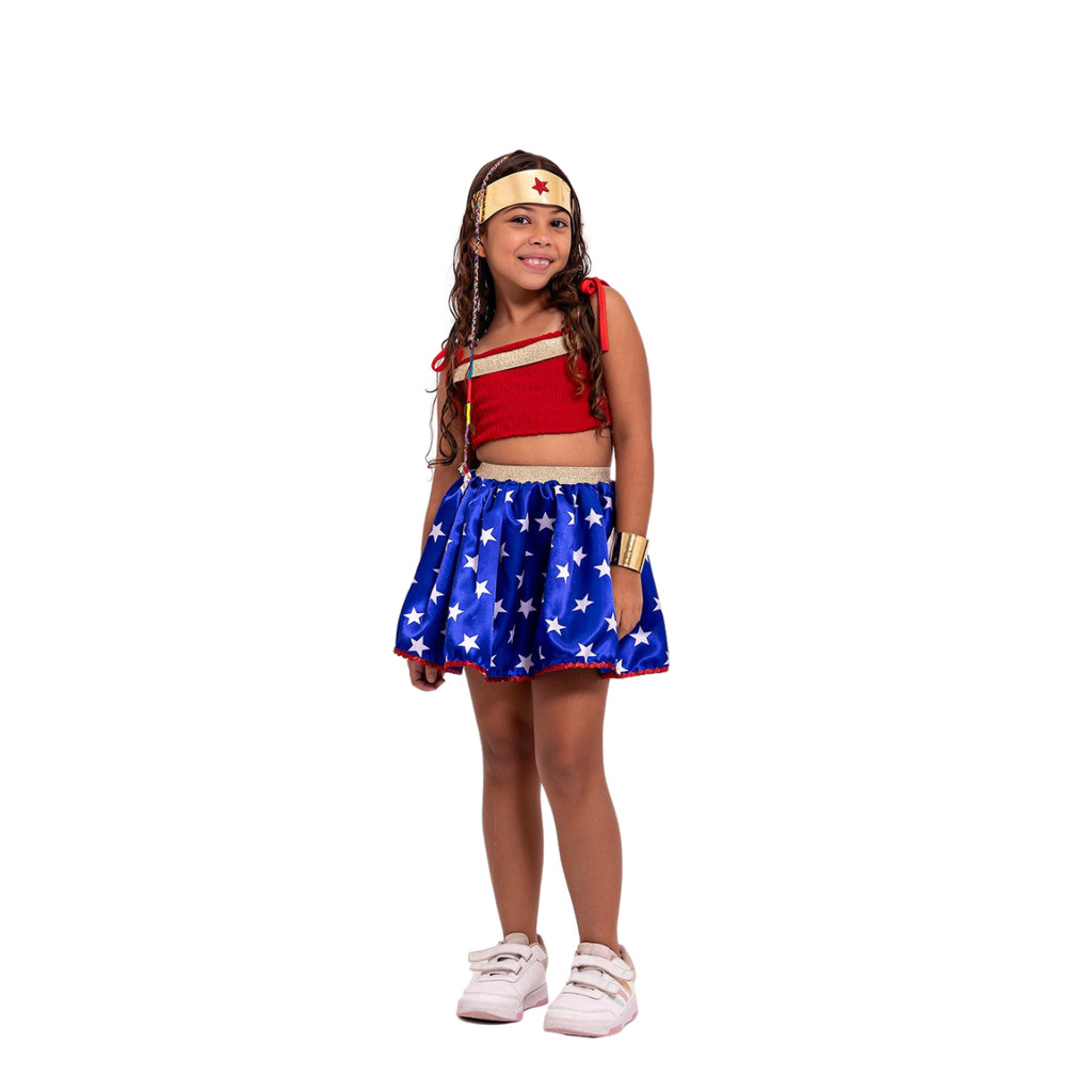 Conjunto Heroina Infantil