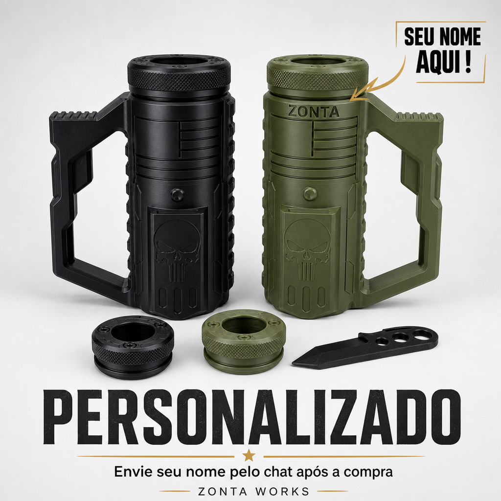 Porta Garrafa Long Neck Lata Slim e Latão Monster e lata convencional Personalizado com Nome Presente Criativo