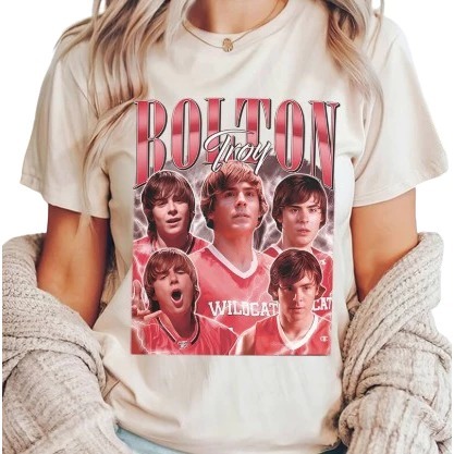 Camiseta T-Shirt Unissex Algodão 30.1 Estampa Troy Botton 90's High Street Oversized Casual Premium