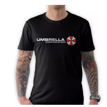 Camisa Resident Evil Umbrella Corporation Videogame