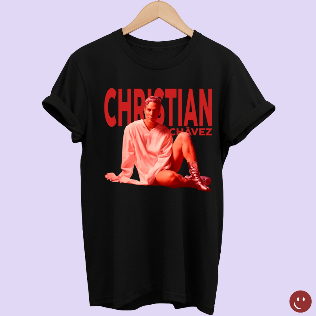 Camiseta Cantor Mexicano Christian Chávez Turnê Brasil RBD Rebelde Blusa Unissex