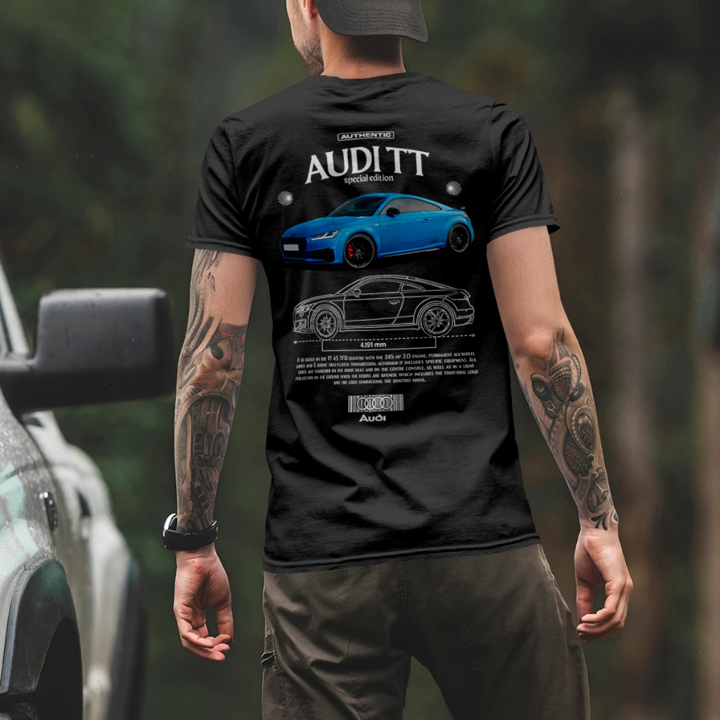 Camiseta Camisa Audi TT Special Edition Streetwear Gearhead Estampa Automotiva Ref: 0181