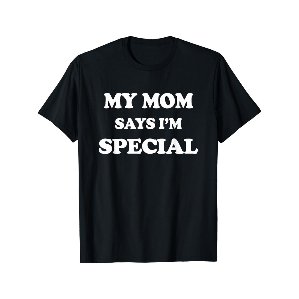 Camiseta Hombre Cuello Redondo Estampado My mom says I'm special Primavera Verano Casual
