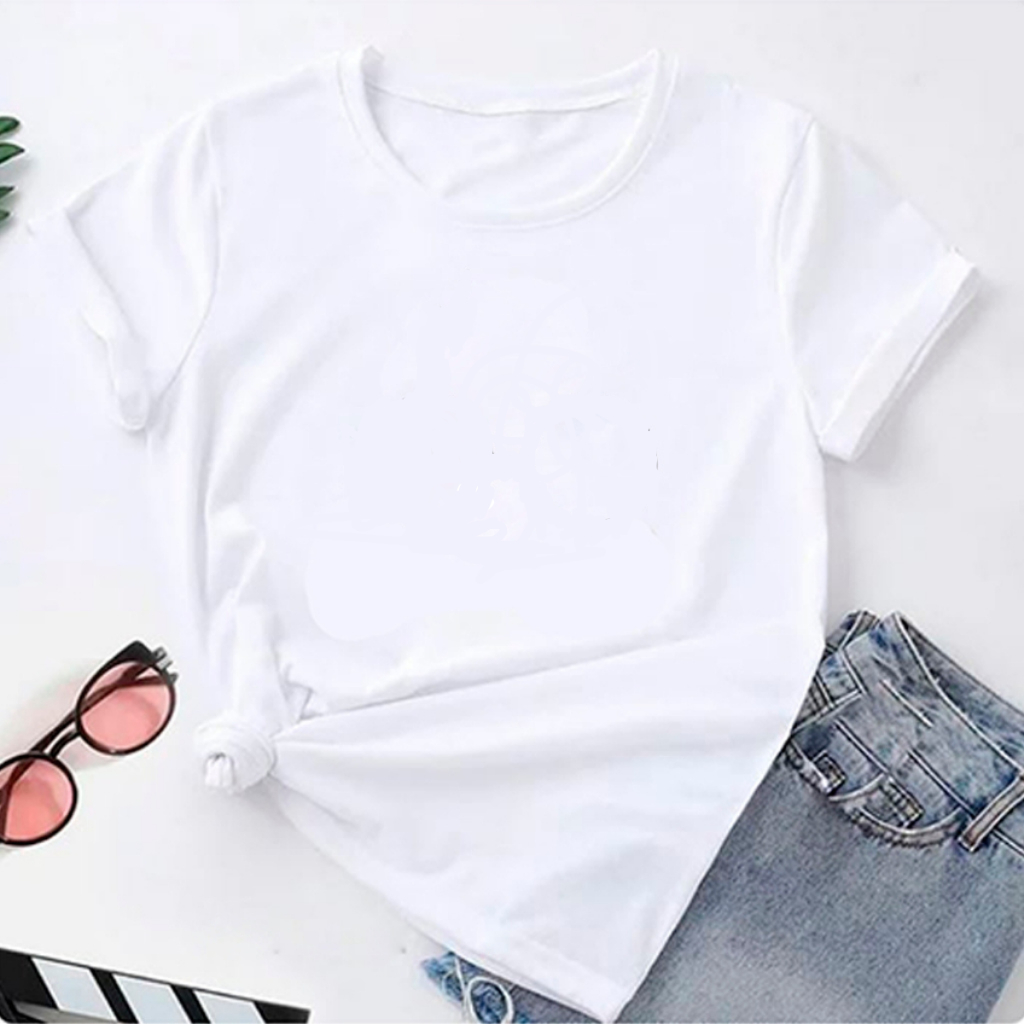 Camiseta Feminina Básica Blusa T-shirt 100% Algodão
