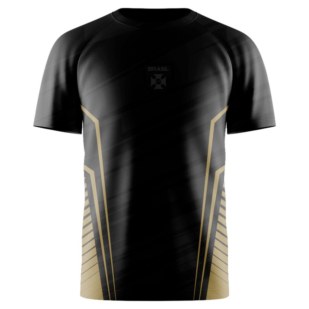 Camiseta Preta Brasil Full Print