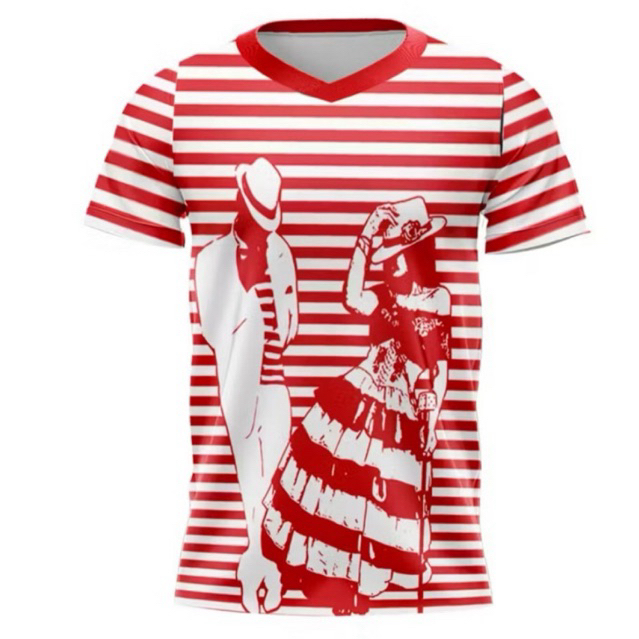 Camiseta Listrada Afro Estilo Samba Full Print Unissex