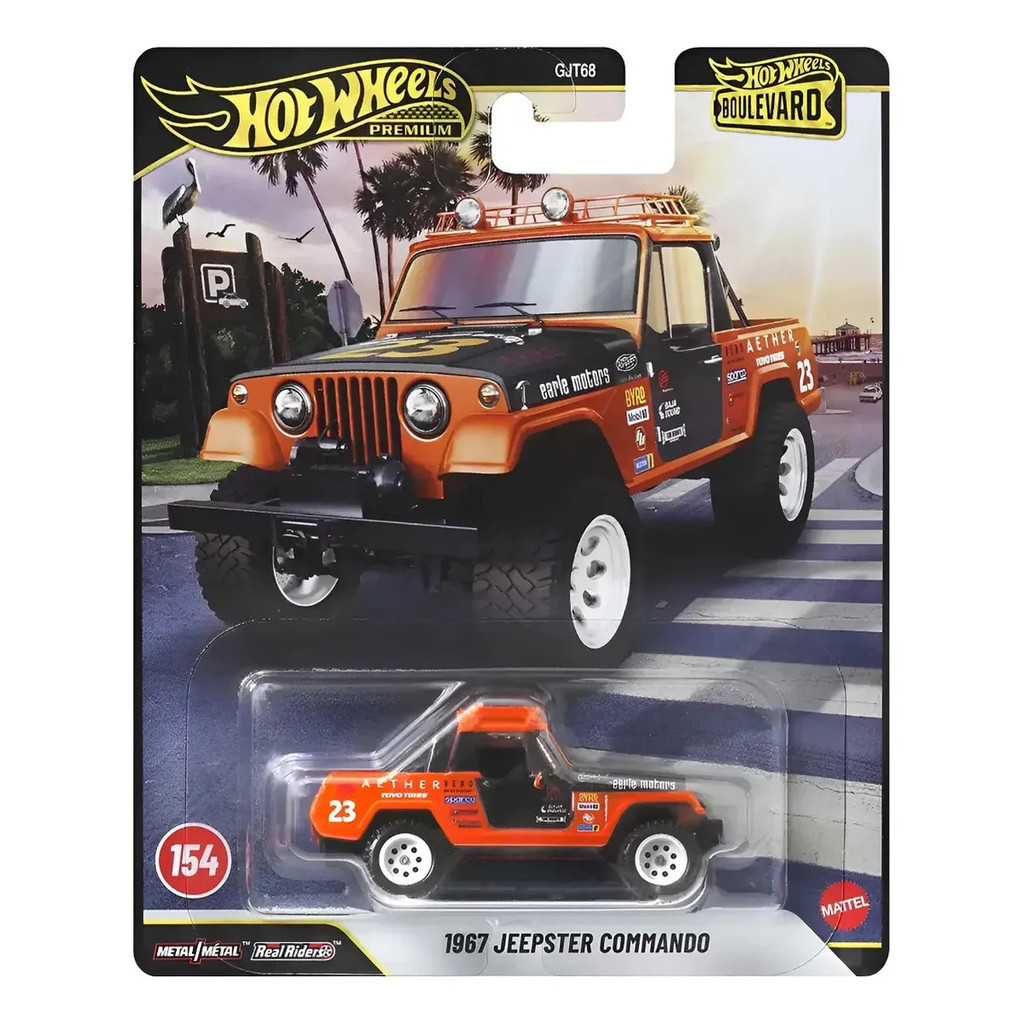 Hot Wheels Premium Boulevard 1967 Jeepster Commando 1:64