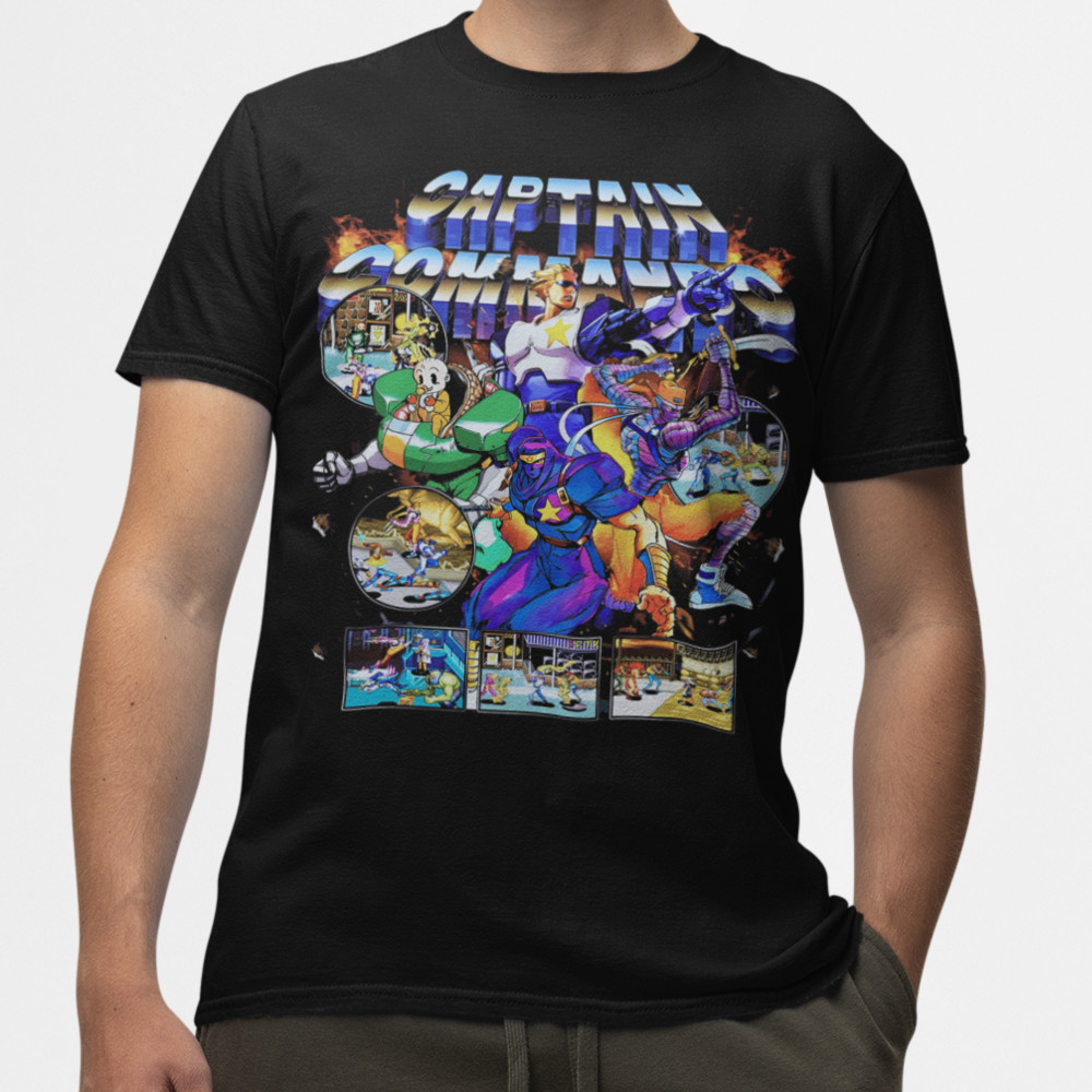 Camiseta Camisa Algodão Game Captain Commando