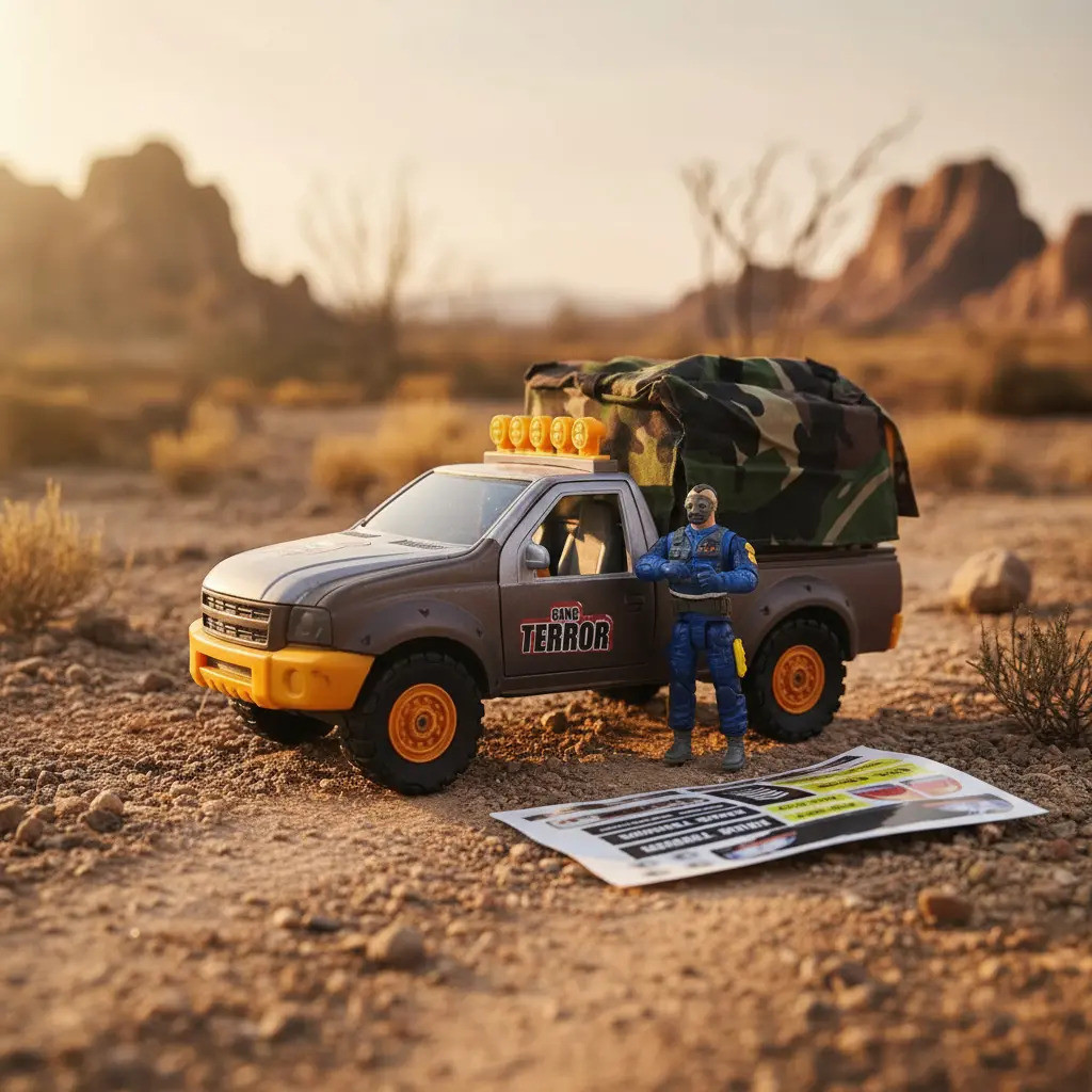 Pick Up Explorer Terror Sos Commandos + Boneco + Capota