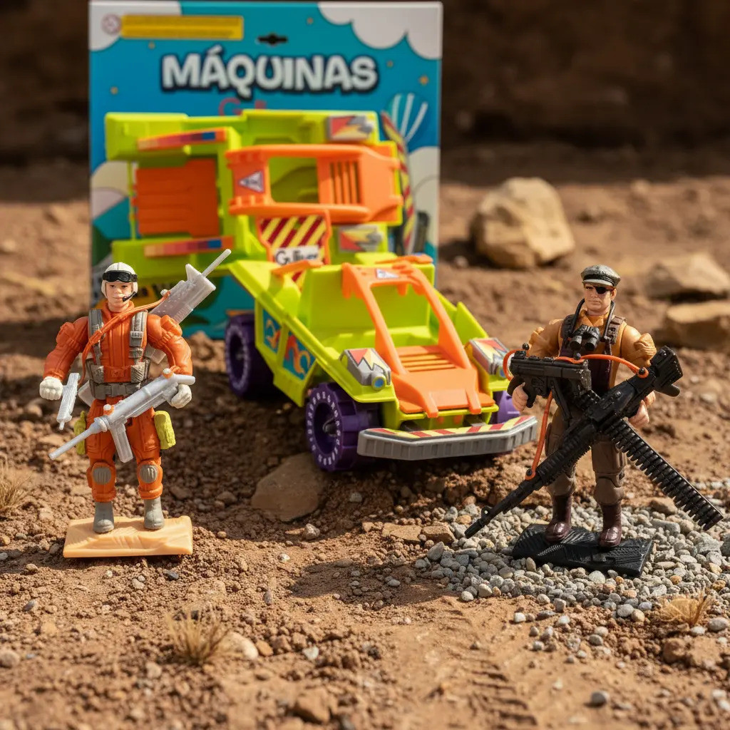 Carrinho+ Boneco Jdean Jackall Sos Commandos Gulliver