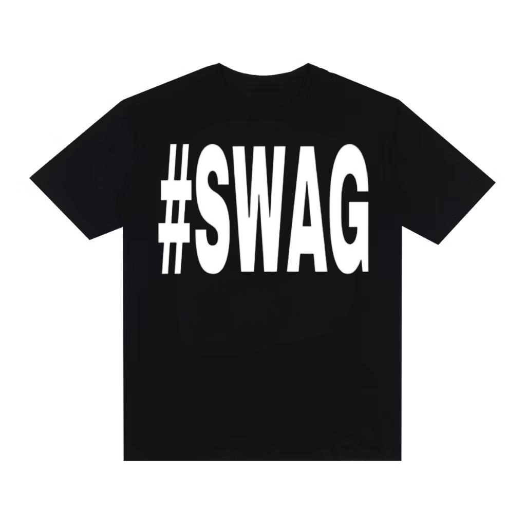 Camiseta Streetwear Oversized Larga Rap Rapper Rocky A$AP Swag #Swag Trap Trap Gangster Y2K Gótico