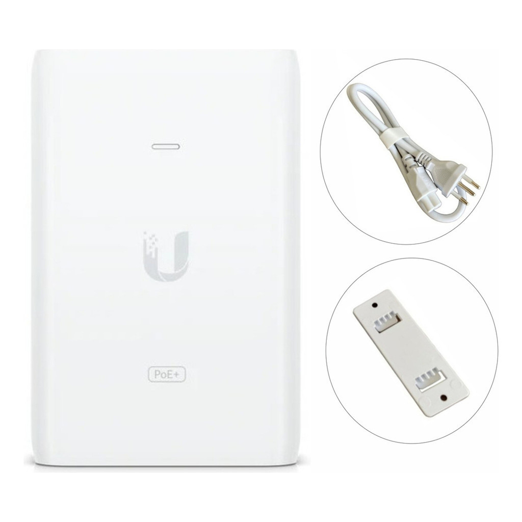 Injetor Poe+ U7-pro Ubiquiti 802.3at 48v 30w U-poe-at-br