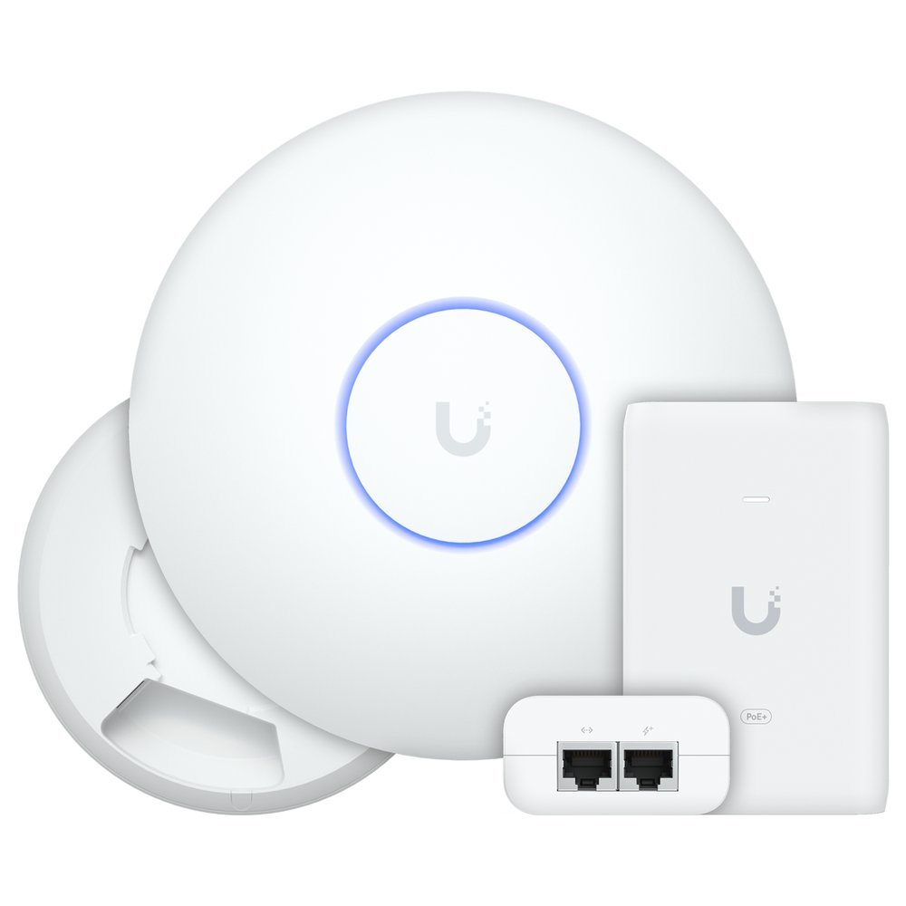 U7 LR Long Range Com Fonte 30W 48V Ubiquiti | Roteador Wi-Fi 7 Access Point Dual Band 4.3 Gbps + Injetor PoE+
