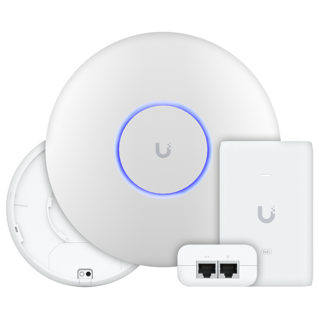 U6 Pro Ubiquiti Com Fonte 30W 48V | Roteador Wi-Fi 6 Access Point 5.3 Gbps + Injetor PoE+