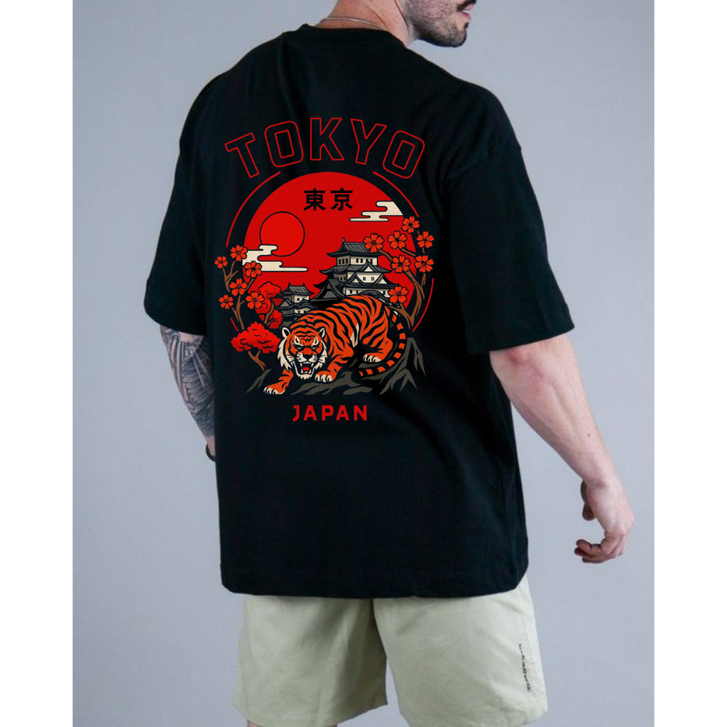 Camiseta Camisa Tokyo Japan Tigre Streetwear