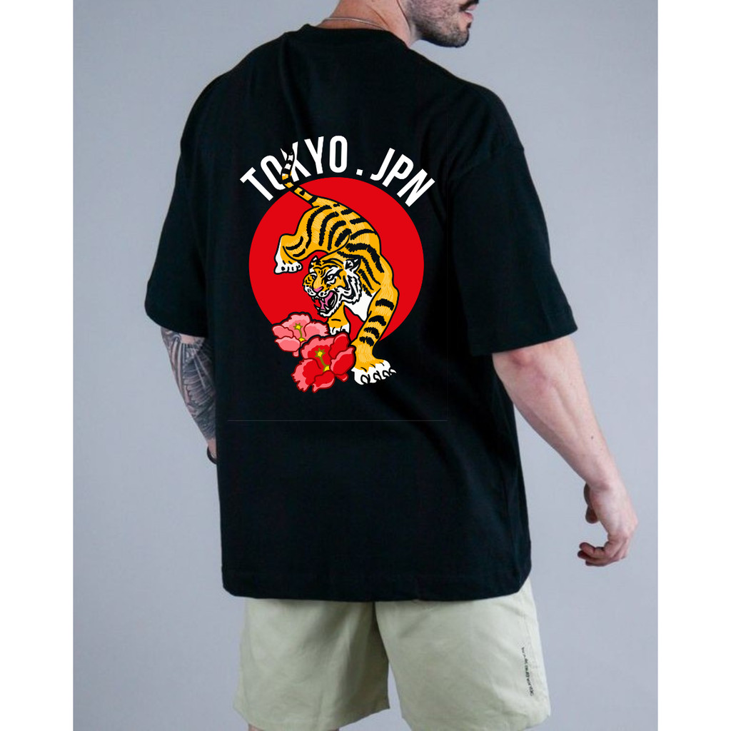 Camiseta Camisa Tokyo JPN Tigre Japonesa Streetwear