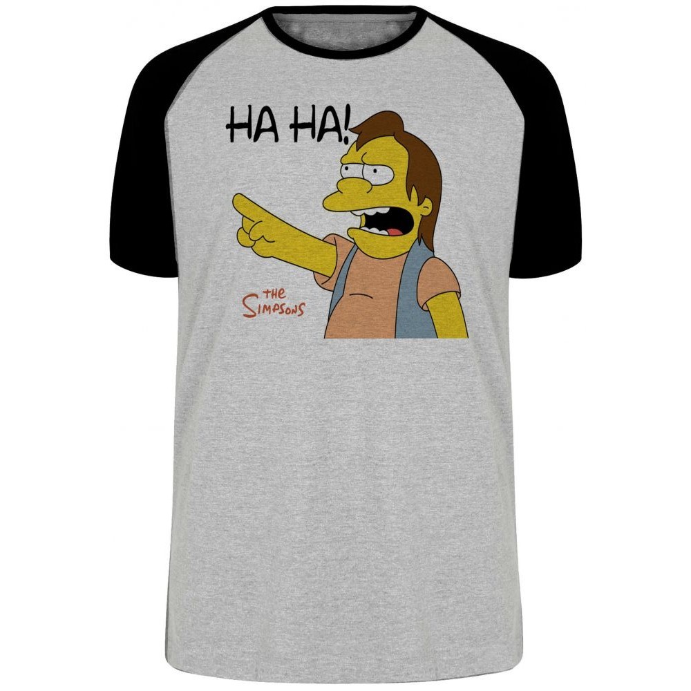 Camiseta Simpsons Nelson Blusa Plus Size extra grande adulto ou infantil