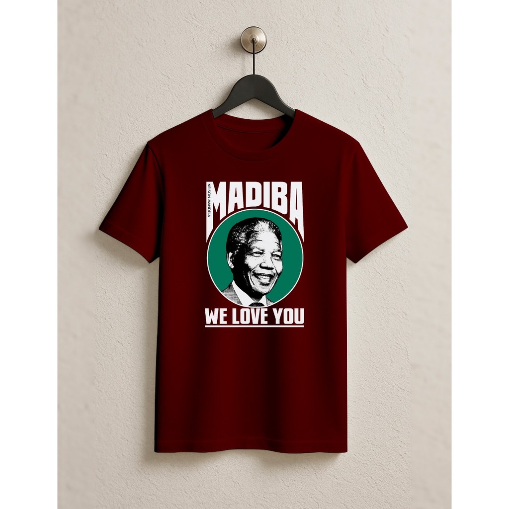 Camiseta NELSON MANDELA Tribute Camisa Madiba Algodão Blusa Unissex P ao G3 Plus Size
