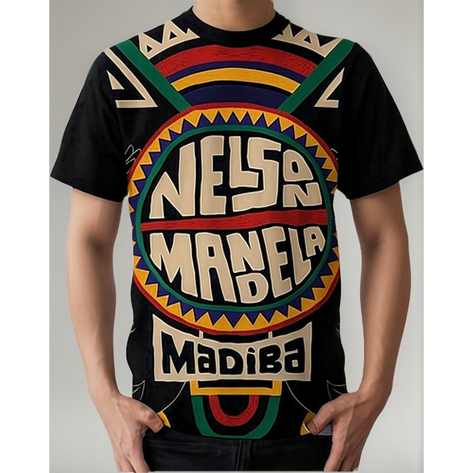 Camiseta camisa nelson mandela mandella resistência