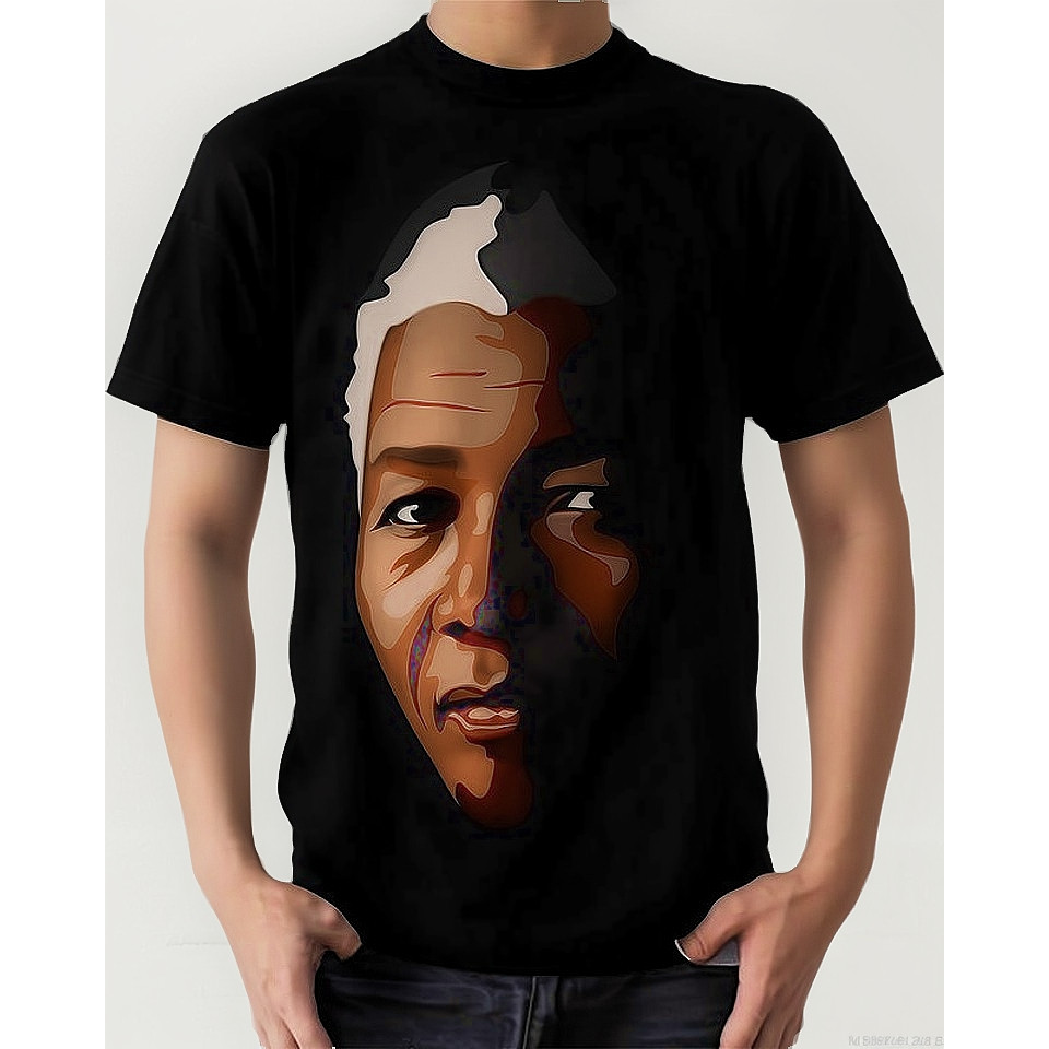 Camiseta Camisa Personalizada Presidente Nelson Mandela 3