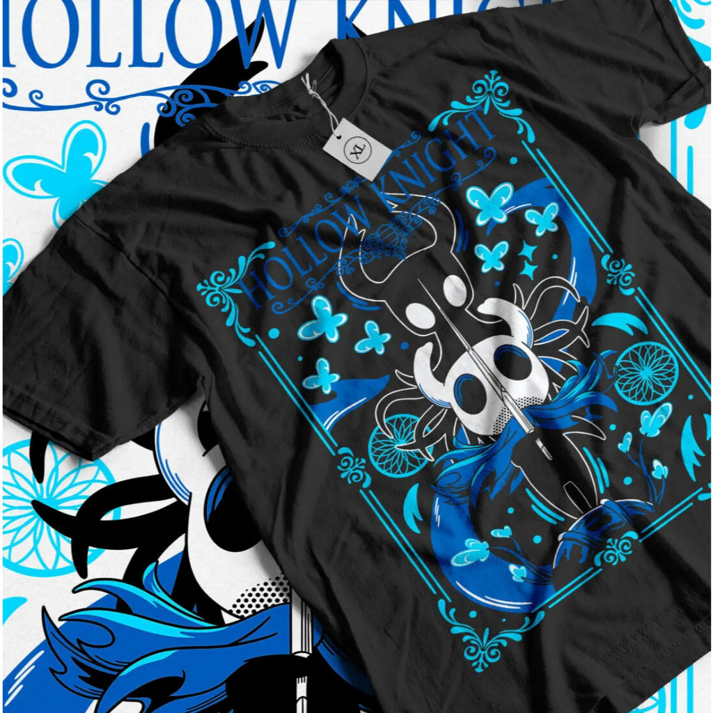 Camiseta Hollow Knight Gamer Camisa Premium 100% Algodão Blusa Streetwear T-shirt Jogo