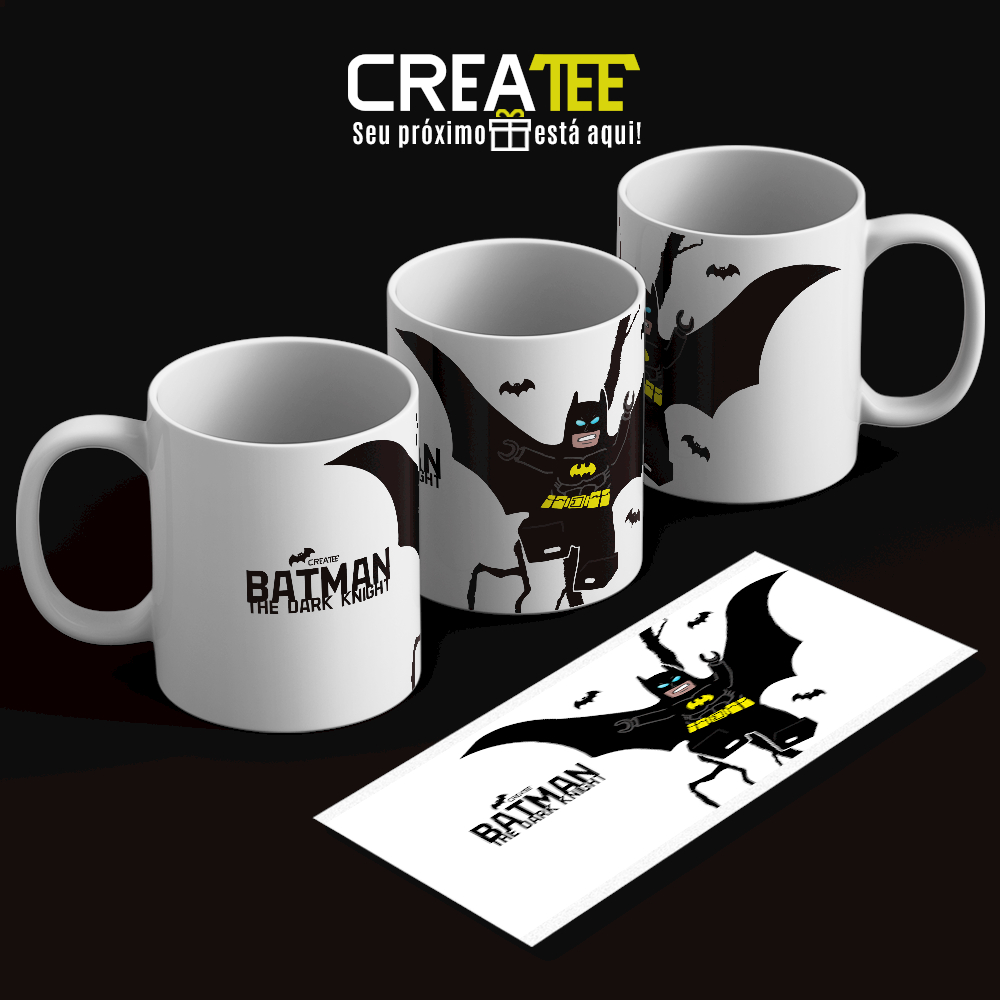 Caneca & Xícara - Batman Dark Knight Lego