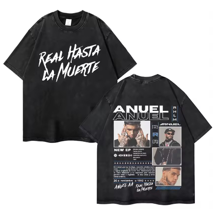 Camiseta Camisa Blusa Algodão Unissex  anuel real hasta