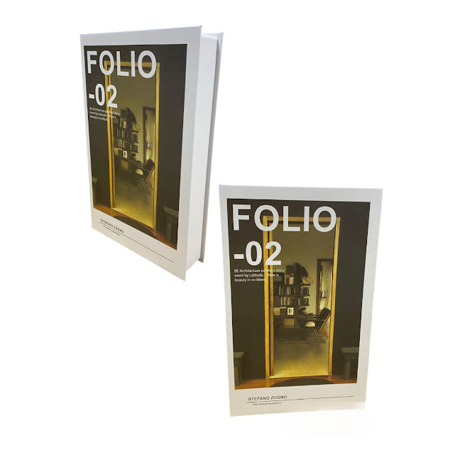 Livro Fake Folio-02 Decorativo Estante Ornamentação Caixa