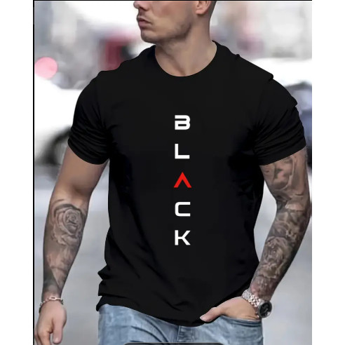Camisa Camiseta Algodão Premium BLACK Promoção