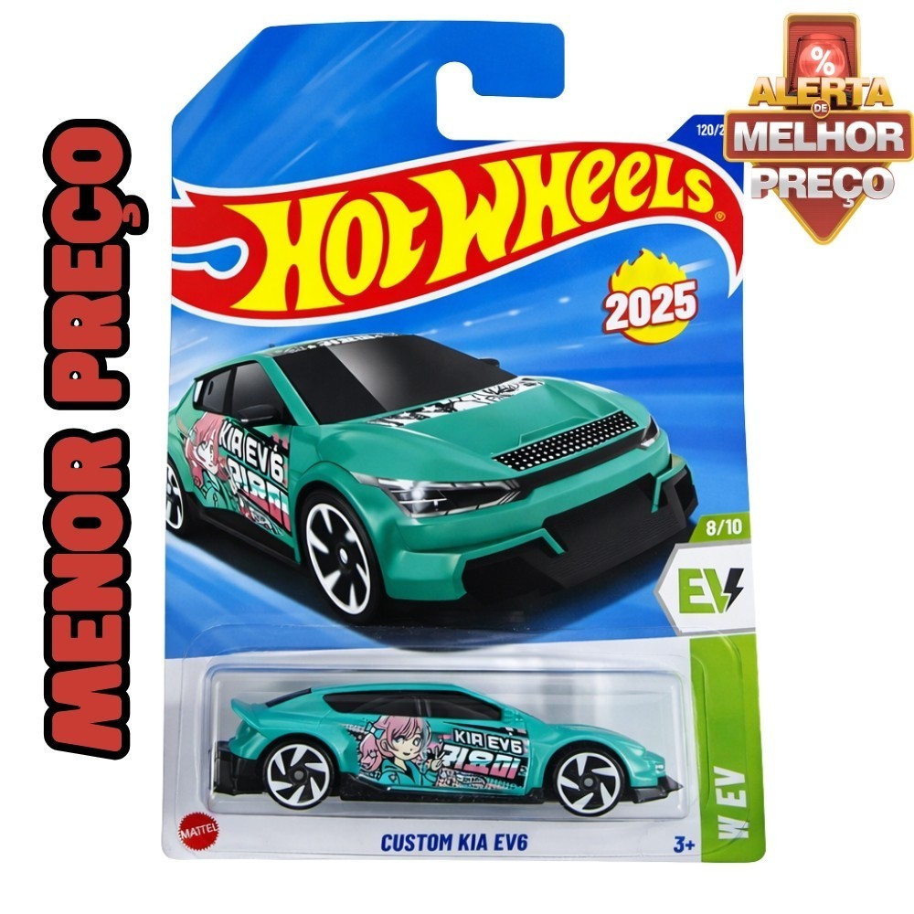miniatura hot wheels custom kia ev6