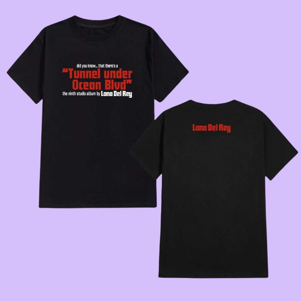 Camiseta Lana Del Rey | Did you know that there's a tunnel under Ocean Blvd [tradicional e plus size]