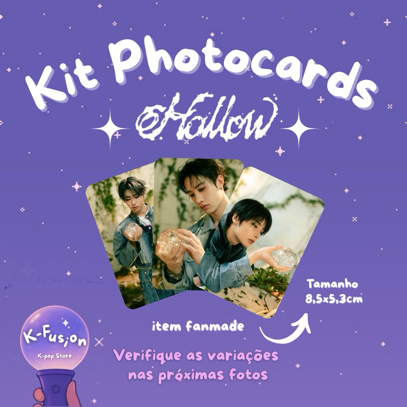 Kit 8 Photocards Stray Kids Hollow Photoshoot