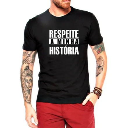 Camiseta Masculina Com Estampa Frases Futebol Tecido Premium 100% Algodão