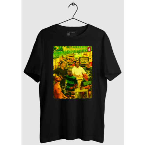 Camiseta Masculina Com Estampa Futebol Raiz Tecido Premium 100% Algodão