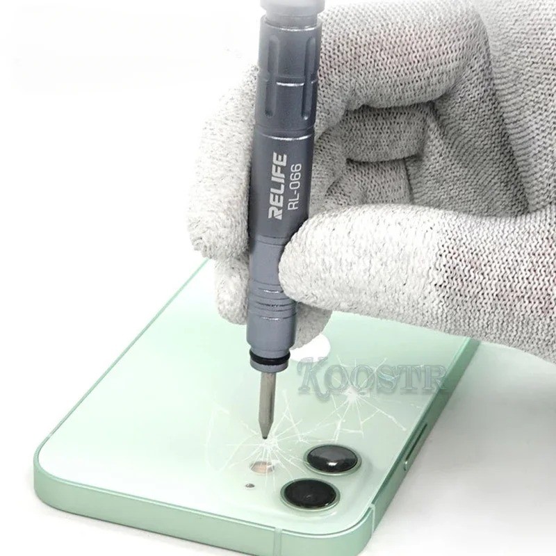 RELIFE RL-066 Reparação De Desmontagem De Aço De Tungstênio Remover Ferramentas De Cobertura Traseira De Vidro Para iPho