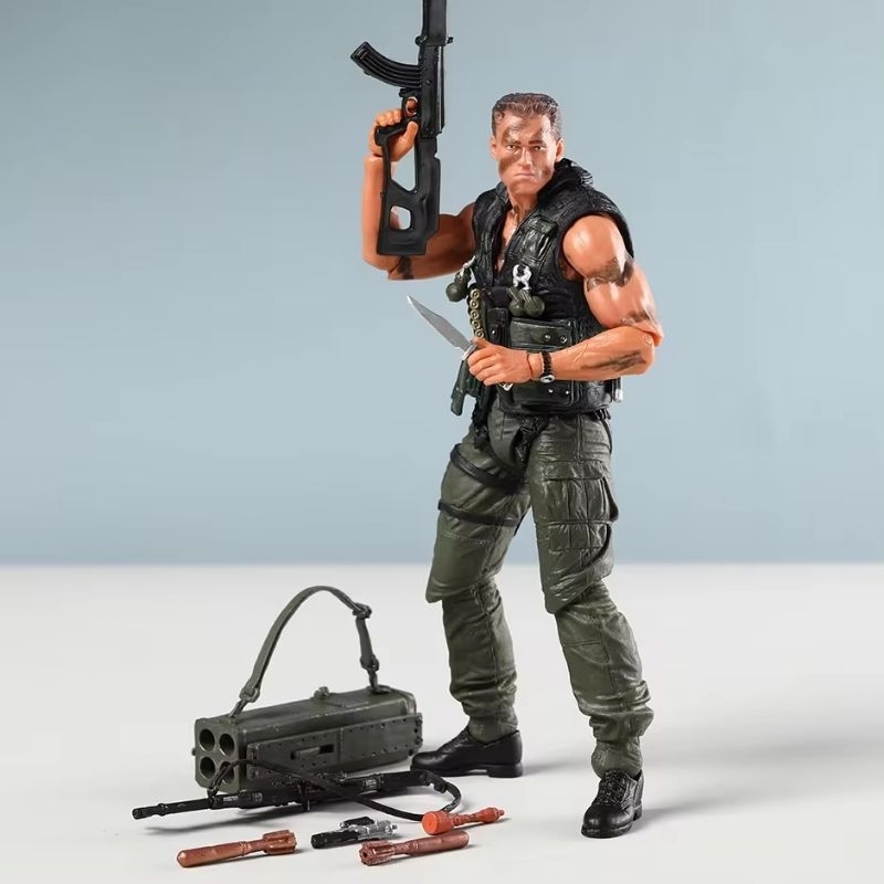 boneco comando para matar Neca filme action figure dc mcfarlane mezco marvel legends comics commando soldado guerra