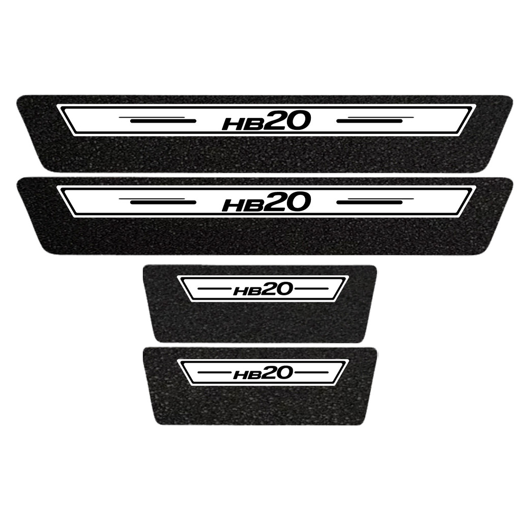 Soleira Protetora Porta Premium Branco Hb20 2023 2024 2025