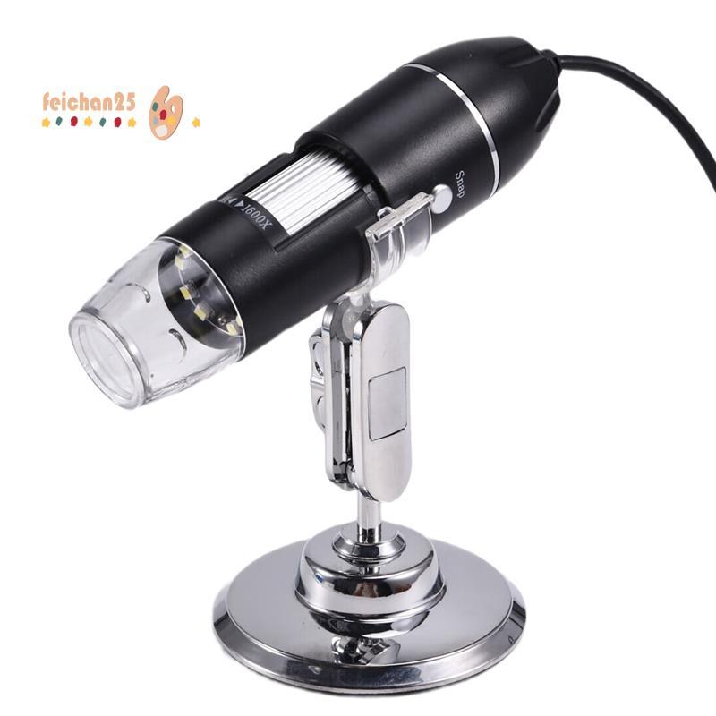 [Rápido F] 1600X Microscópio Digital De Alta Definição LED Portátil Smart Connect Para Android Pc Computador Ensino Infa