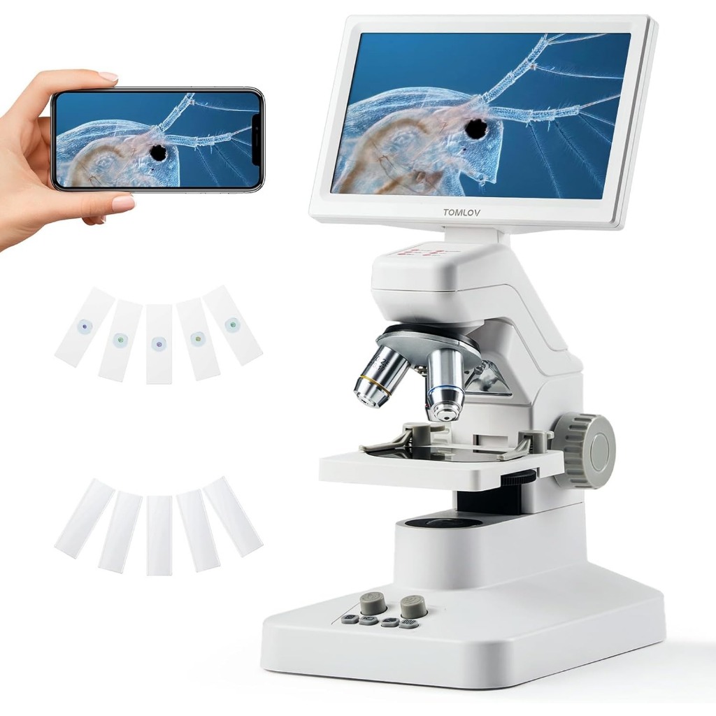 TOMLOV DM301 Pro 1600X Microscópio Biológico 7 