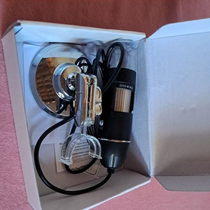 Microscópio Digital USB 1600x HD Eletrônicos PC Android