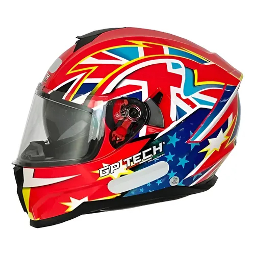 Capacete Gp Tech Ultra Warrior Sv Com Oculos Interno