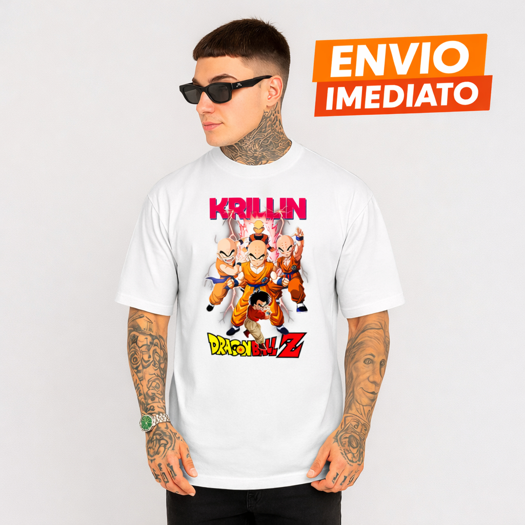 Camiseta Dragon Ball Z - Edição Especial Krillin Warrior