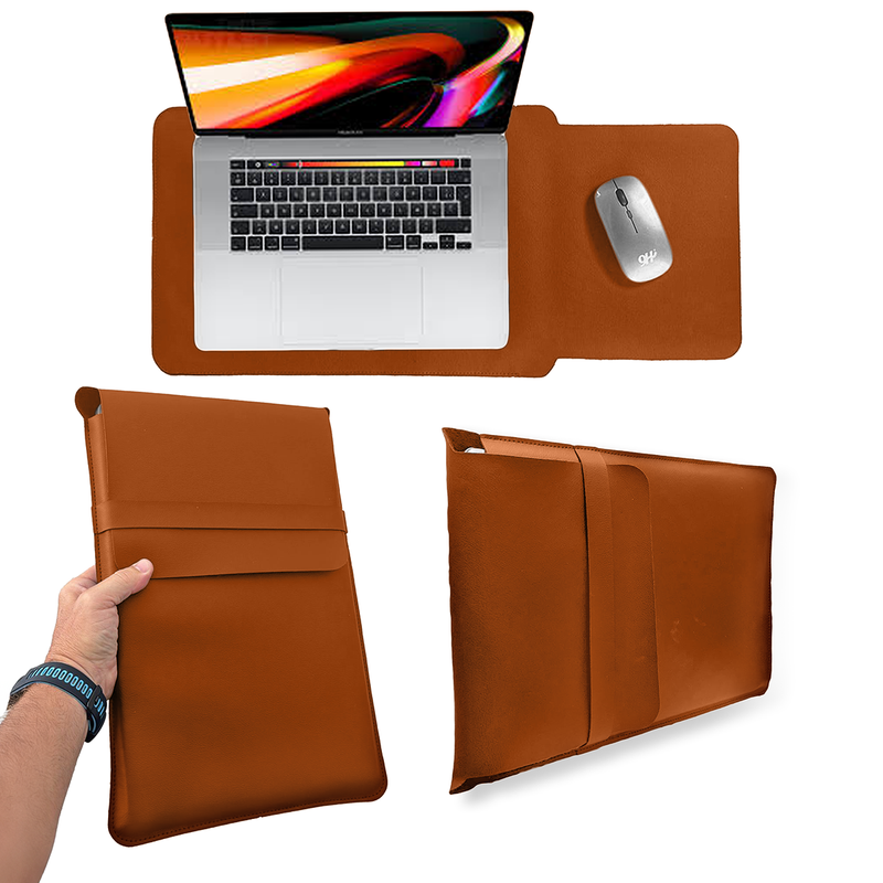 Pasta Bolsa Multifuncional Macbook/ Notebook/ Laptop Vira Mouse Pad 2 Em 1