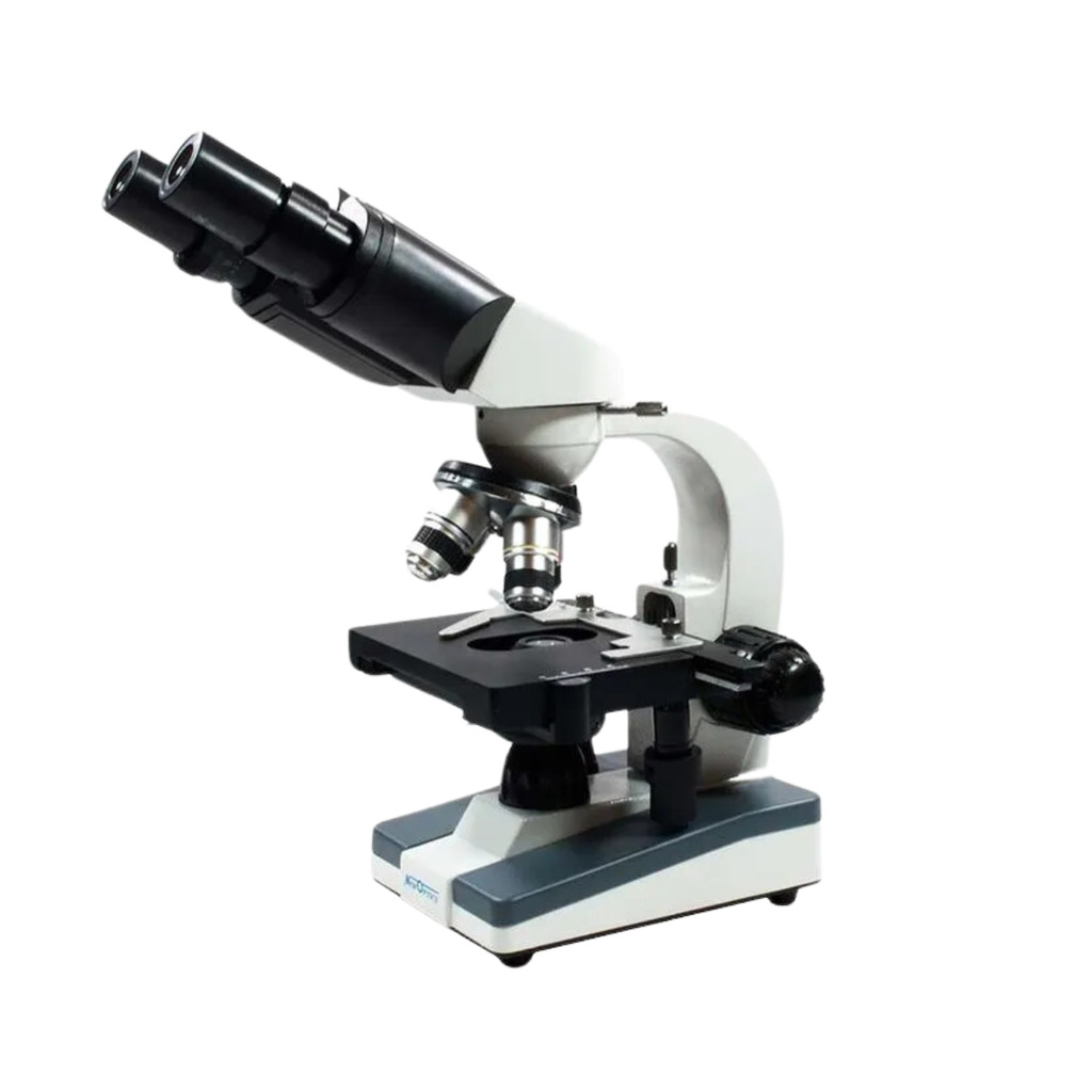 Microscópio Biológico Binocular 1600x Acromático - GLOBAL TRADE