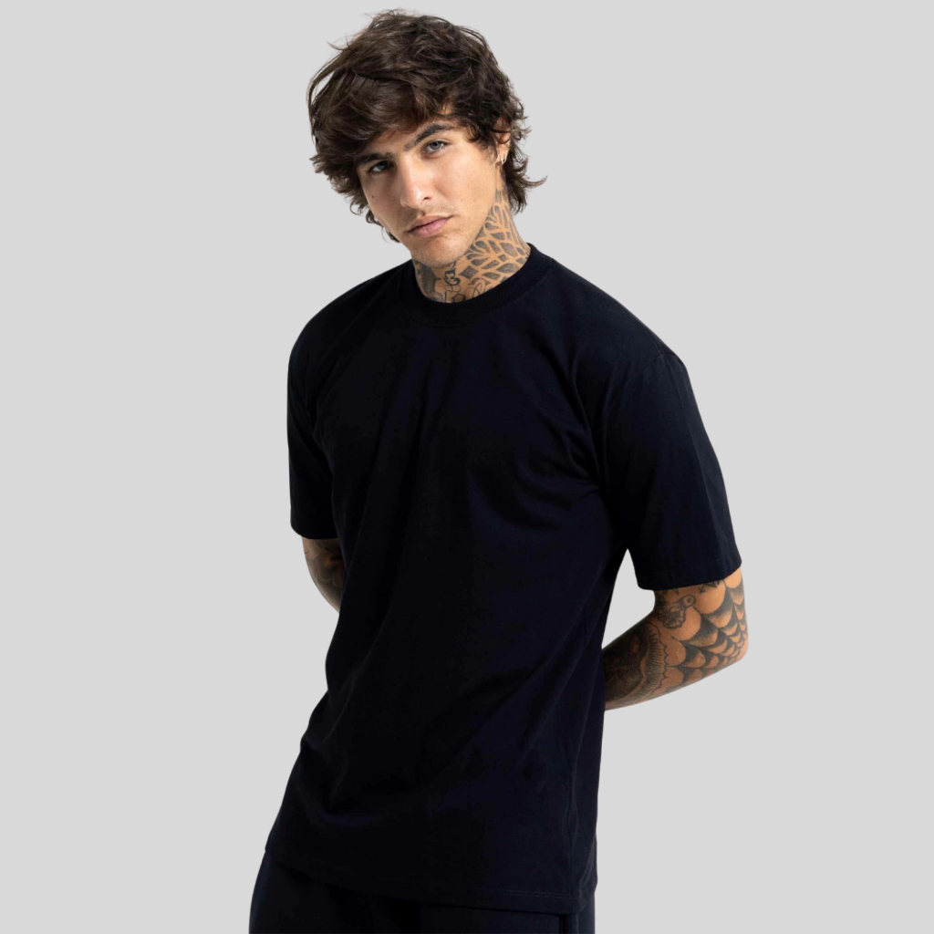 Camiseta Básica Streetwear Unissex 100% Algodão Fio 30.1 – BRUNX